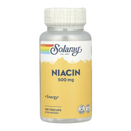 Niacin 500mg - 100 vcaps Solaray