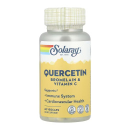 Quercetin Bromelain & Vitamin C - 60 vcaps Solaray