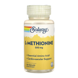 L-Methionine 500mg - 30 vcaps Solaray