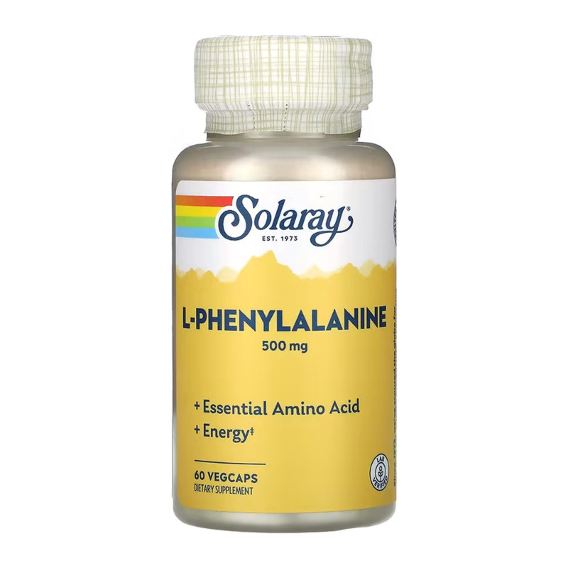 L-Phenylalanine 500mg - 60 vcaps Solaray