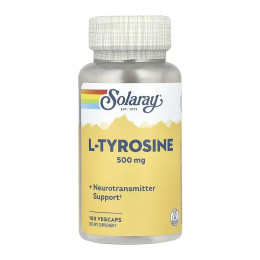 L-Tyrosine 500mg - 100 vcaps Solaray