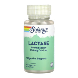 Lactase 40mg - 100 vcaps Solaray