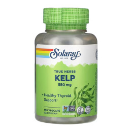 Kelp 550mg - 180 vcaps Solaray