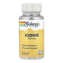 Lodine 500mcg - 30 vcaps Solaray
