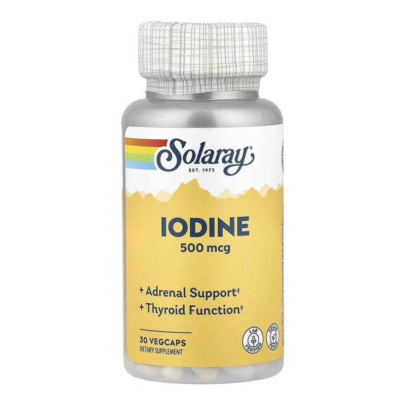 Lodine 500mcg - 30 vcaps Solaray