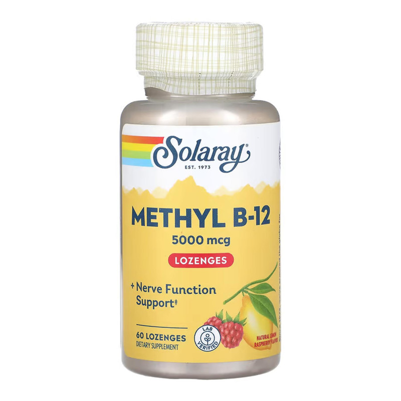 Methyl B-12 5000 mcg - 60 lozenges Solaray