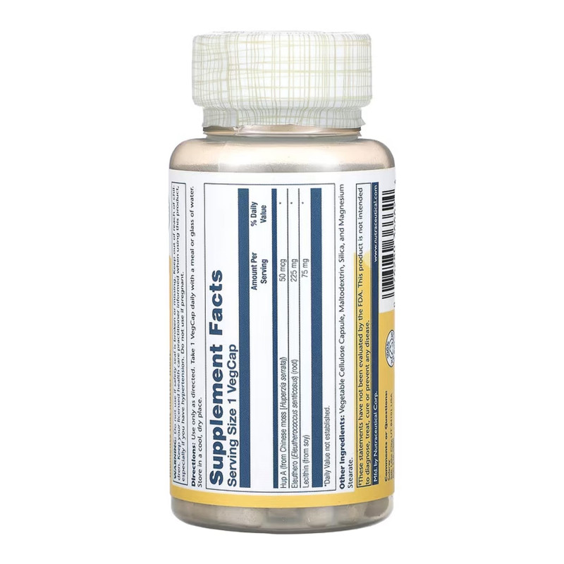 Huperzine A 50mcg - 60 vcaps Solaray