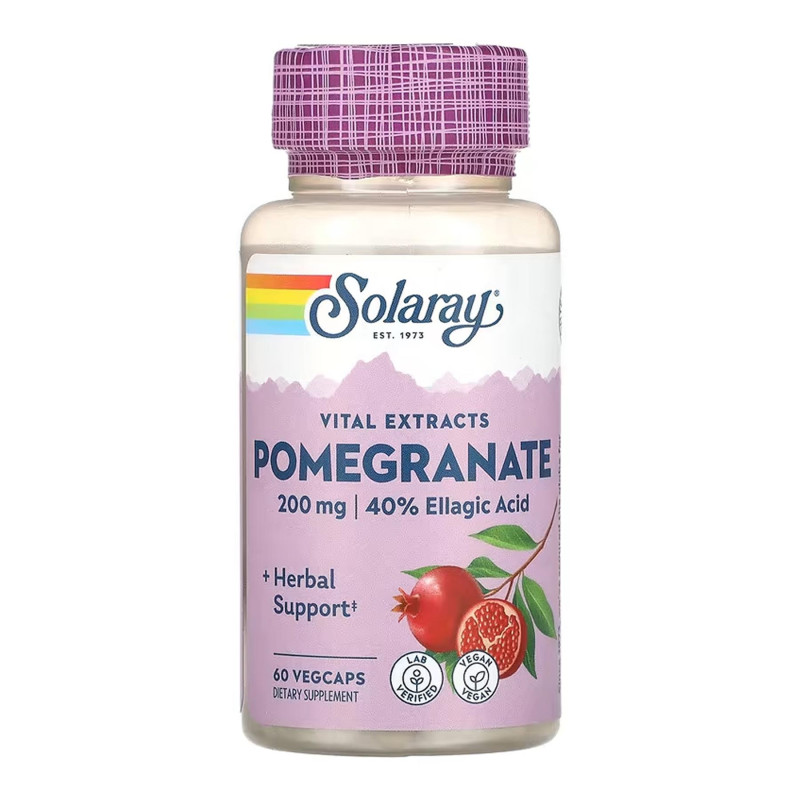 Pomegranate 200mg - 60 vcaps Solaray