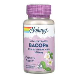 Bacopa 100mg - 60 vcaps Solaray