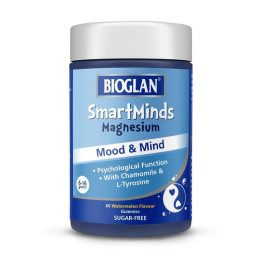 Bioglan SmartMinds Magnesium Mood & Mind (60 gummies, watermelon)