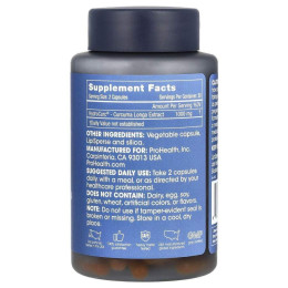 ProHealth Longevity, Hydrocurc® 1000, 1000 мг, 60 капсул (500 мг в 1 капсулі)