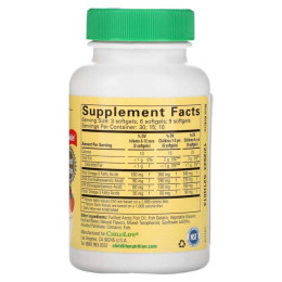 Чистий ДГК, натуральний смак ягід, ChildLife, 90 жувальні м'які таблетки