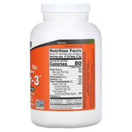 Клітковина Now Foods (Organic Fiber-3) 454 г