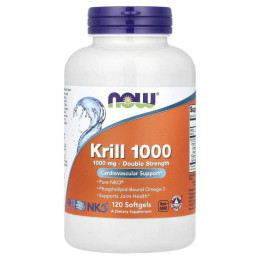 Олія криля 1000 Now Foods (Krill 1000) 1000 мг 120 желатинових капсул