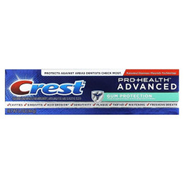 Покращена зубна паста з фтором, захист ясен, Pro Health, Advanced Fluoride Toothpaste, Gum Protection, Crest, 144 г