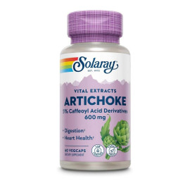 Artichoke Leaf Extract - 600mg 60 vcaps Solaray