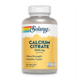 Calcium Citrate 1000mg - 120 vcaps Solaray