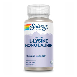 L-Lysine Monolaurin 1:1 - 60 vcaps Solaray