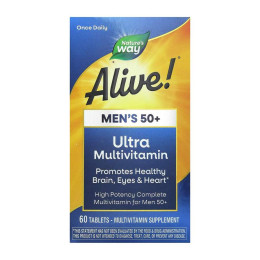 Once Daily Men's 50+ Ultra Multivitamin - 60 tabs Nature's Way