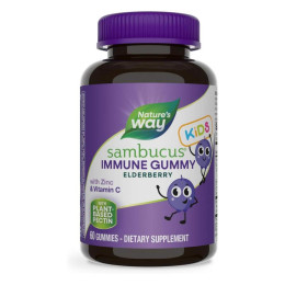 Для дітей мармелад, Sambucus Kids Immune Support - 60 gummies Nature's Way