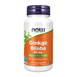 Ginkgo Biloba 60 mg - 120 vcaps Now Foods