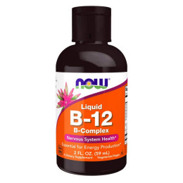 B-12 Liquid B-Complex - 59ml (2oz) Now Foods
