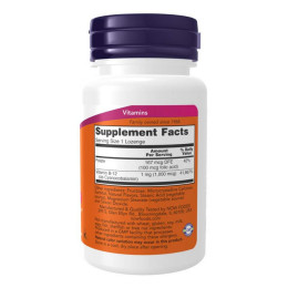 B-12 1000mcg - 250 lozenges Now Foods