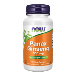 Panax Ginseng 500mg - 100 vcaps Now Foods