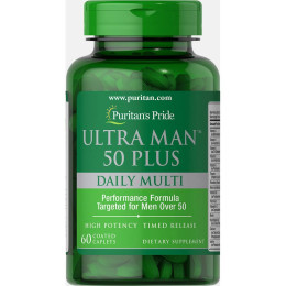 Ultra Man™ 50 Plus - 60 Caplets Puritans Pride