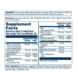 Mega Vitamin B-Stress - 60 vcaps Solaray