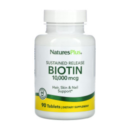 Biotin 10000 mcg - 90 tabs Nature's Plus