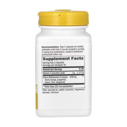 Вітамін С  з біофлавоноїдами, Vitamin C Bioflavonoids - 100 caps Nature's Way