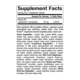 BioCoenzymated Pyridoxal 5'-phosphate 50mg - 30 vcaps Natural Factors