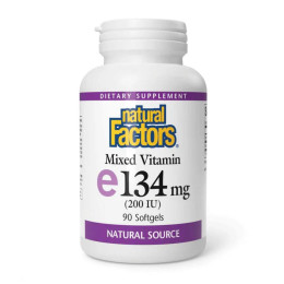 Mixed Vitamin E 134 mg (200 IU) - 90 softgels Natural Factors