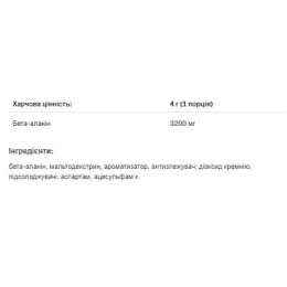 Beta Alanine - 250g Raspberry Strawberry Allnutrition