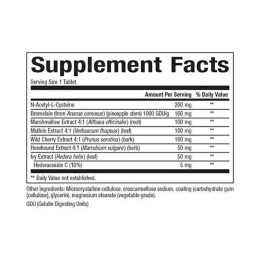 Lung, Bronchial & Sinus Health - 45 tabs Natural Factors