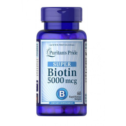 Biotin 5000 mcg - 60 caps Puritans Pride