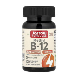 Methyl B-12 Methylcobalamin 2500mcg - 100 caps Jarrow Formulas