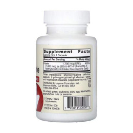 Methyl Folate 1000 mcg - 100 vcaps Jarrow Formulas