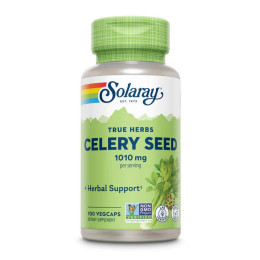 Celery Seed 1010mg - 100 vcaps Solaray