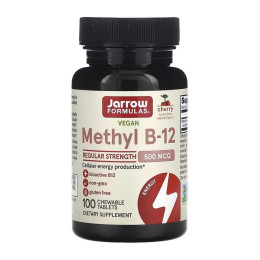 Methyl B-12 Methylcobalamin 500 mcg - 100 tabs Jarrow Formulas