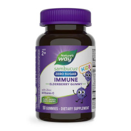 Sambucus Zero Sugar Kids - 50 gummies Nature's Way