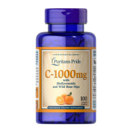 Vitamin C-1000 mg with Bioflavonoids & Rose Hips - 100 caps Puritans Pride