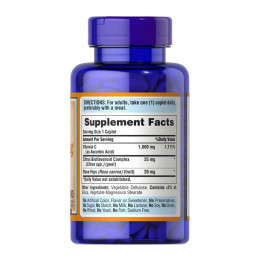 Vitamin C-1000 mg with Bioflavonoids & Rose Hips - 100 caps Puritans Pride