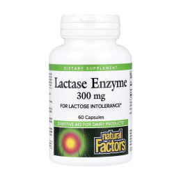 Lactase Enzyme - 60 caps Natural Factors