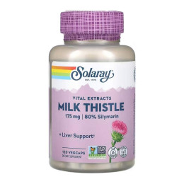 Milk Thistle Seed Extract 175mg - 120 vcaps Solaray