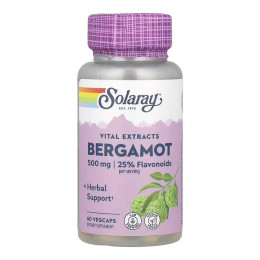 Bergamot Advanced Formula 500mg - 60 vcaps Solaray