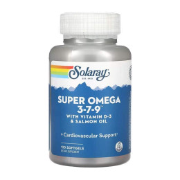 Super Omega 3-7-9 - 120 softgels Solaray