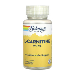 L-Carnitine Free Form 500mg - 30 vcaps Solaray