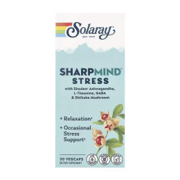 SharpMind Nootropics Stress - 30 vcaps Solaray